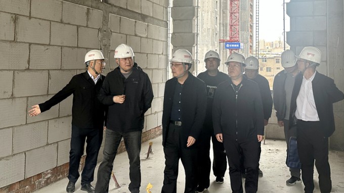 张佩峰到监理项目现场督导检查节前安全生产工作